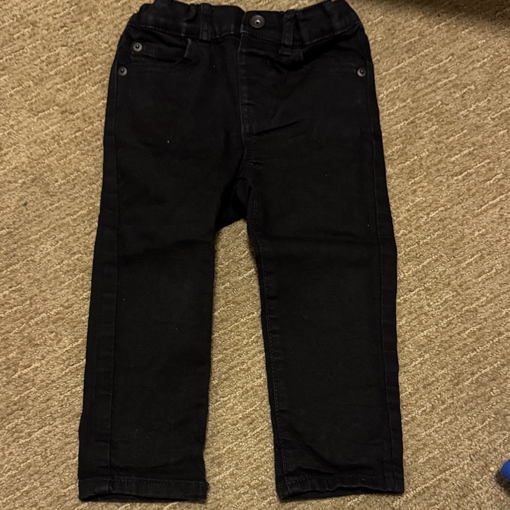 Stretch Extensible Black Jeans